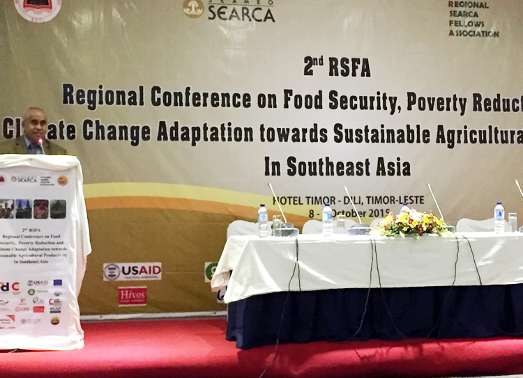 searca alumni spearheads confab on food security and climate change