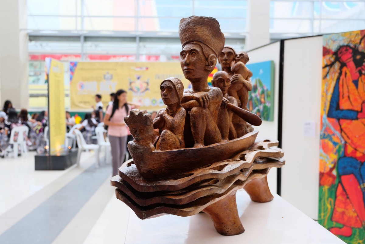 One of the art works on display as part of the 1st Budayaw 2017 BIMP-EAGA Festival on Culture and Arts in General Santos City, Philippines on Sept 20, 2017. Source: Bong Sarmiento 