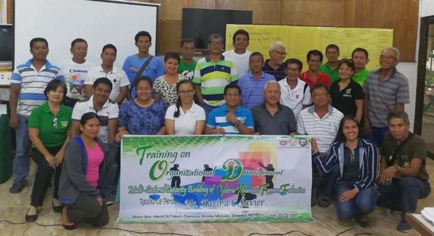 organizational development training to strengthen federation of calamansi farmers