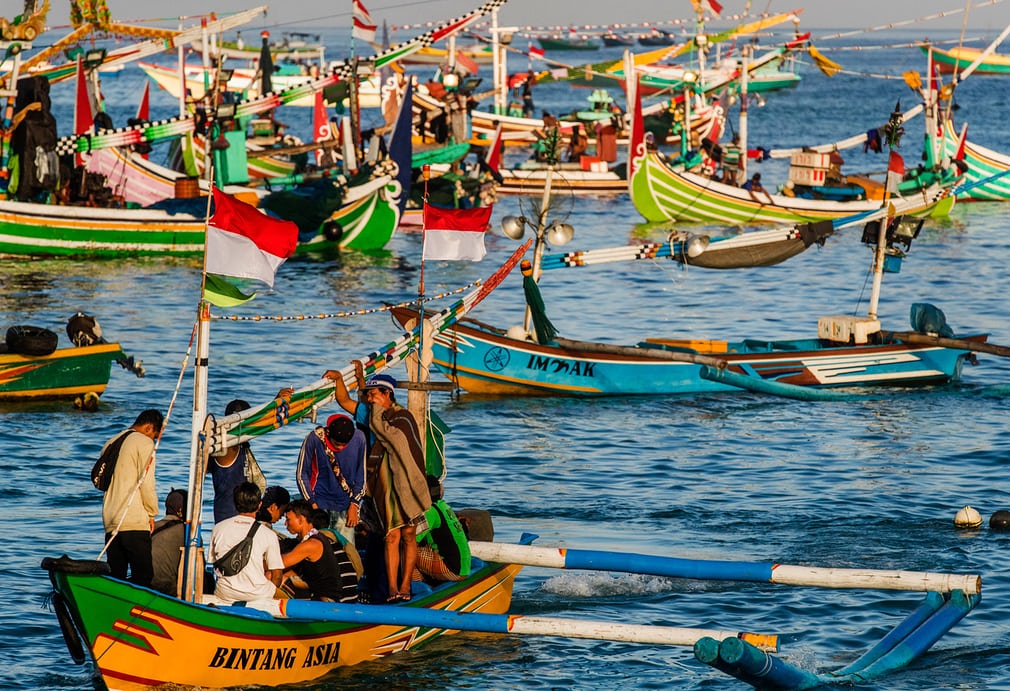 Fishing boats in Jimbaran, Bali. Global figures do not do justice to the role that artisanal fishing plays in many developing countries. In Indonesia, it is estimated that 95% of the national catch comes from small-scale fisheries Photograph: Paul Hilton/Earth Tree  Facebook Twitter Pinterest