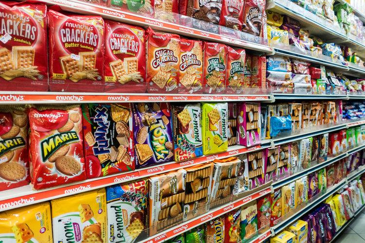 A SUPERMARKET SHELF IN MALAYSIA. PHOTO: SHUTTERSTOCK/ MUHD IMRAN ISMAIL