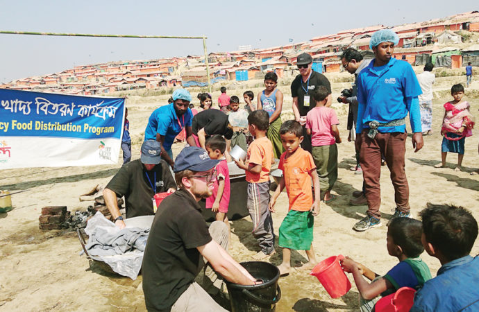 More than 500 kids at the camp get to enjoy different kid-friendly food items every day-BIDYANONDO