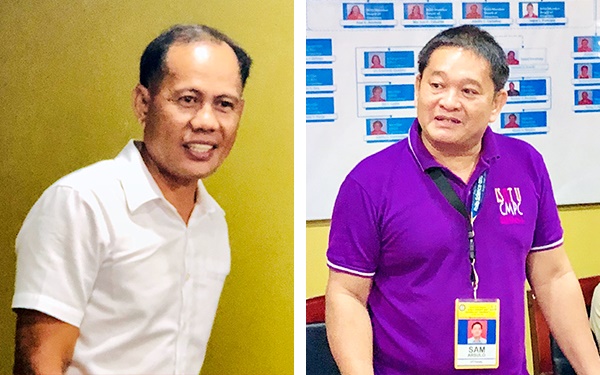 Mr. Marlon S. Cerbo (left), Chairman of CLB-CARES, and Mr. Samuel G. Arsulo (right), Chairman of ISAT-U, expressed their gratitude to PCC and SEARCA during the MOA Signing Ceremony in Iloilo City.