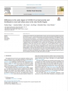 Differences in the Early Impact of COVID-19 on Food Security and Livelihoods in Rural and Urban Areas in the Asia Pacific Region