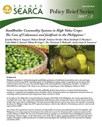 Smallholder Commodity Systems in High-Value Crops: The Case of Calamansi and Jackfruit in the Philippines