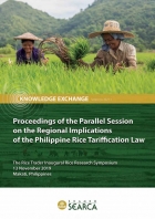Proceedings of the Parallel Session on the Regional Implications of the Philippine Rice Tariffication Law