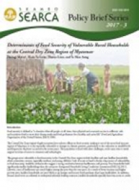 Determinants of Food Security of Vulnerable Rural Households at the Central Dry Zone Region of Myanmar