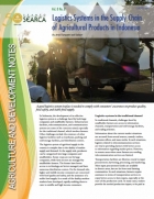 Logistics Systems in the Supply Chain of Agricultural Products in Indonesia
