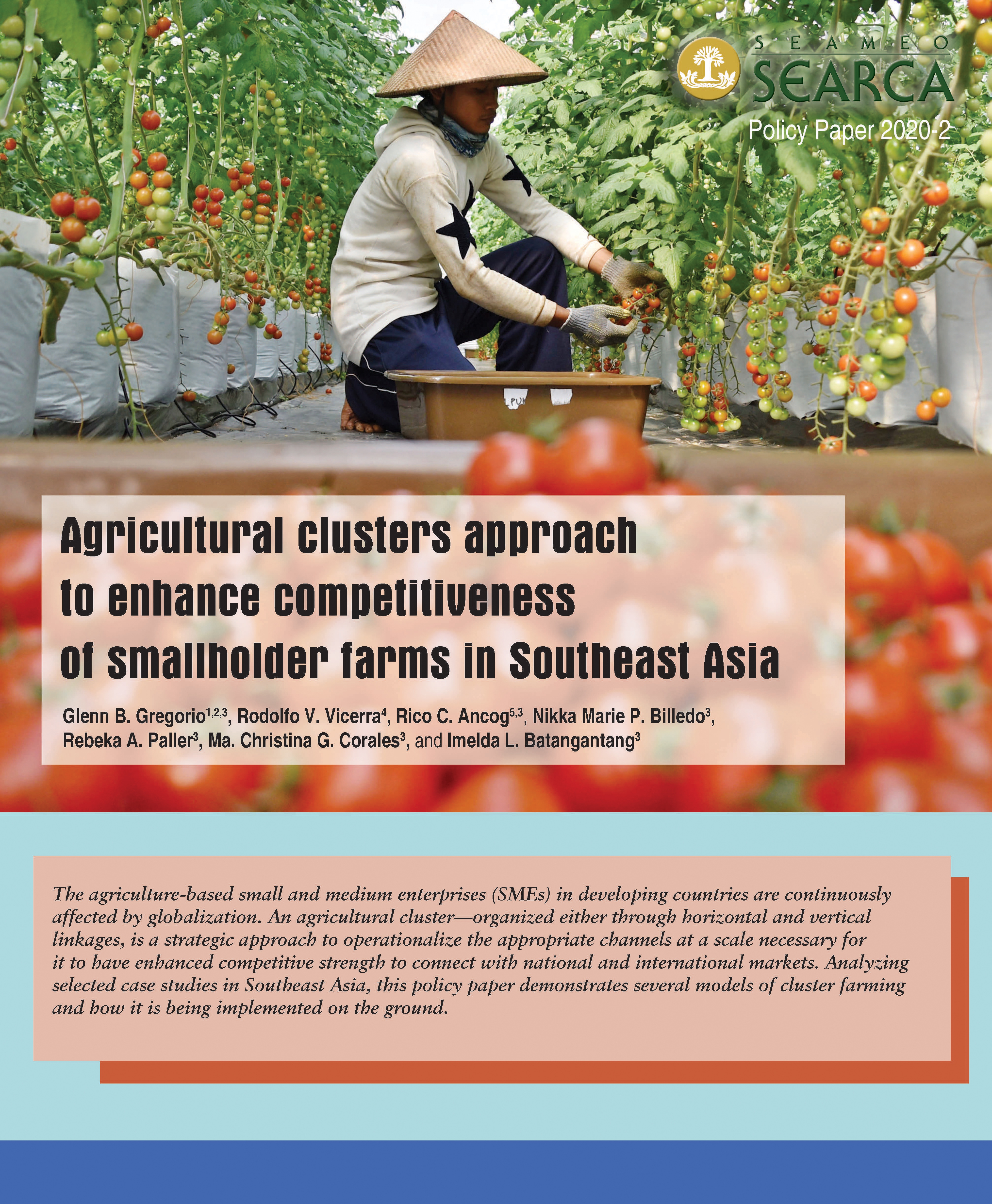 Agricultural clusters approach to enhance competitiveness of smallholder farms in Southeast Asia